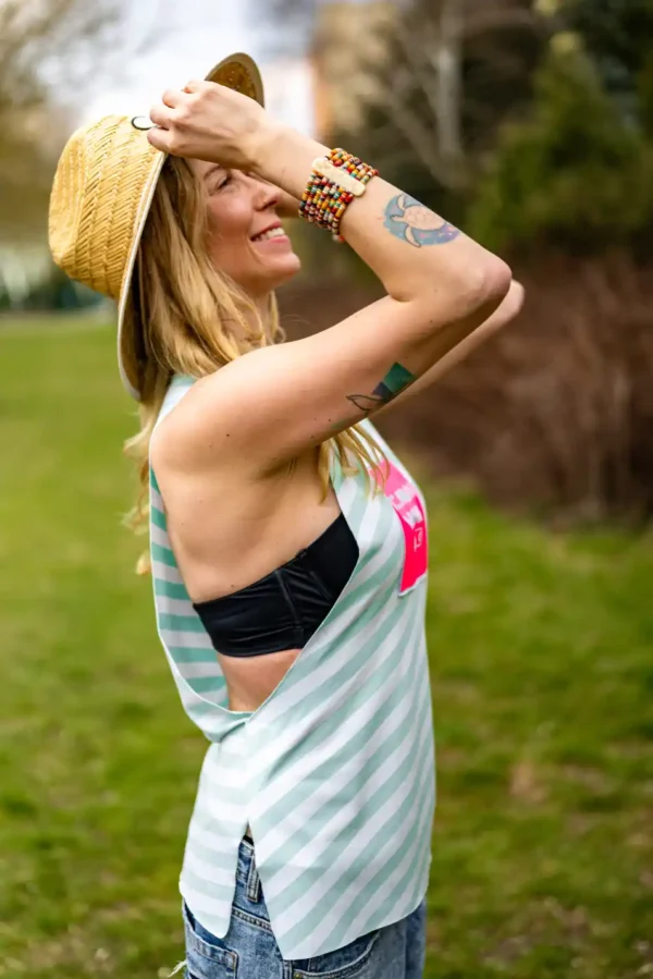 Top Vacation mode on STRIPE MINT KUSH 8 top w paski